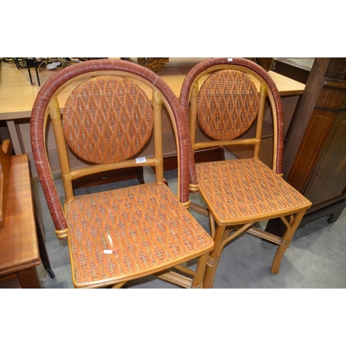 2230 - Pair Of Bamboo Conservatory Chairs.