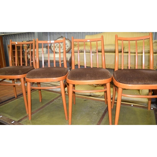 2267 - 4 Teak Dining Chairs