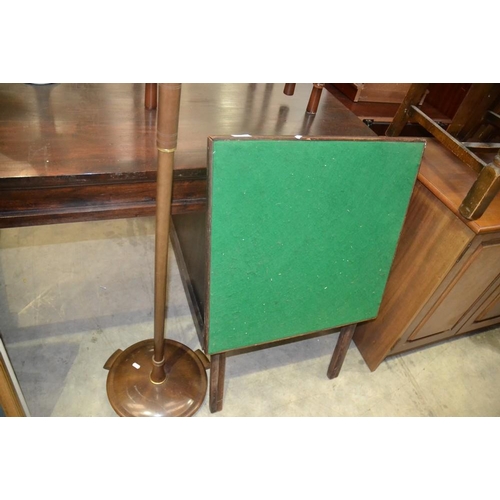 2283 - Art Deco Standard Lamp & Card Table.