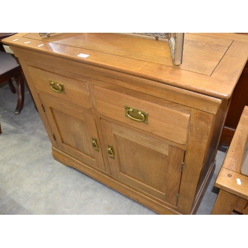 2291 - Oak Sideboard.