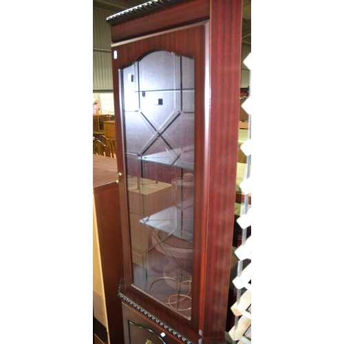 2327 - Mahogany Corner Cabinet.