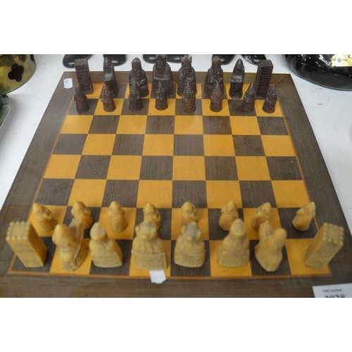 2828 - Chess Set & Board.