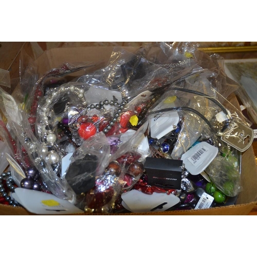 2857 - Box of Costume Jewellery