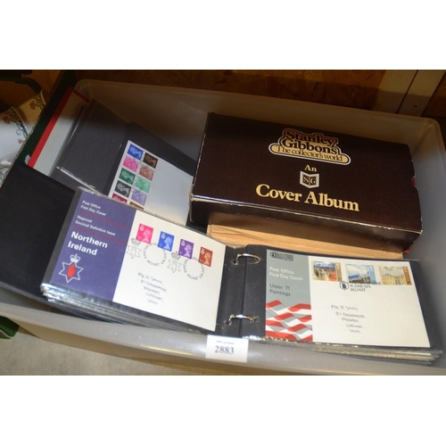 2883 - Box of First Day Covers