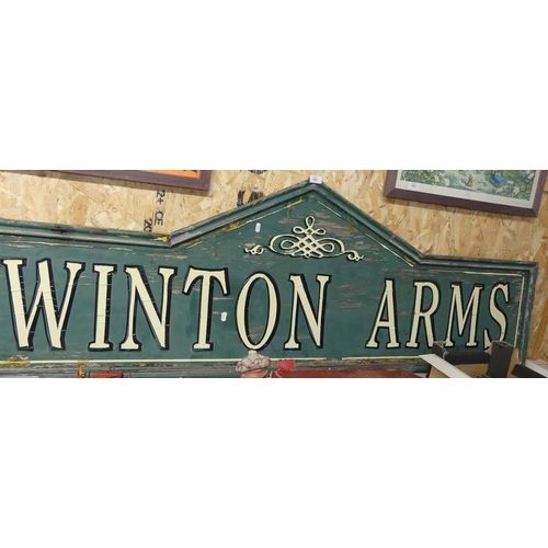 535 - Painted Sign - Winton Arms.