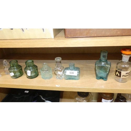 620 - Assorted Antique Bottles.