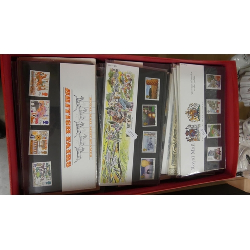 2212 - Large Collection of Royal Mail Mint Stamp Sets.