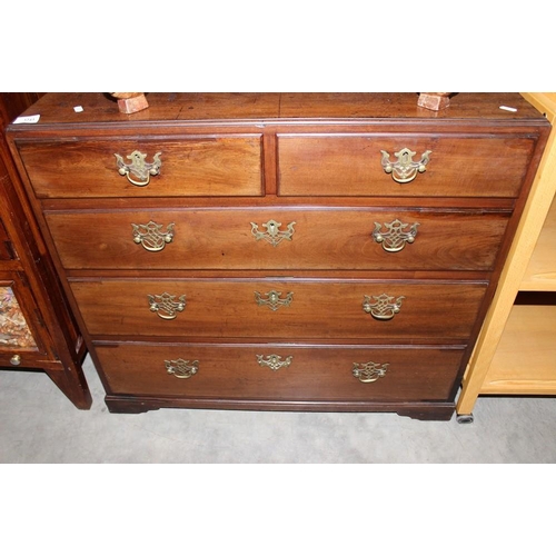 3243 - Antique Mahogany 2 Over 3 Chest.