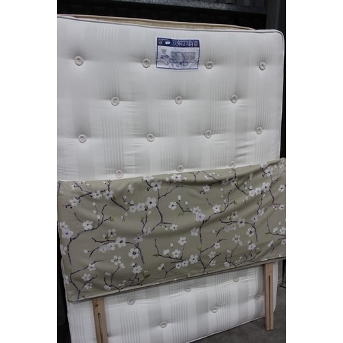 3249 - Double Divan Bed With A Hypnos Mattress.