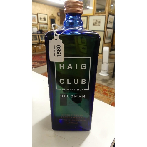 1580 - Bottle of Haig Club Clubman Single Grain Scotch Whisky.