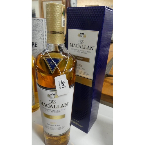 1587 - Bottle of The Macallan Gold Double Cask Highland Single Malt Scotch Whisky.