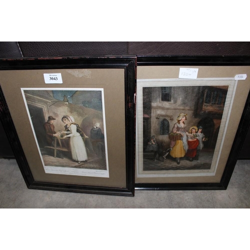 3045 - Pair of Framed Prints - Cries of London.