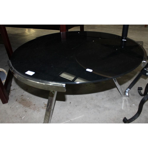 3057 - Chrome/Glass Coffee Table