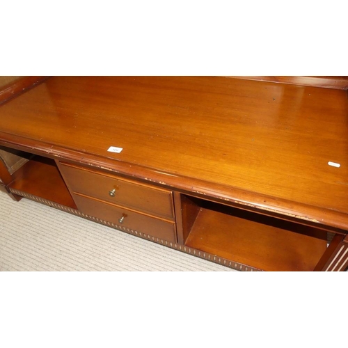 3087 - Mahogany Coffee Table with Drawers