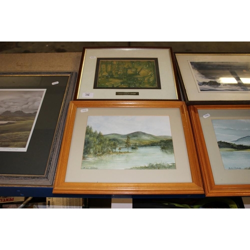 3094 - Framed Prints & Water Colours.