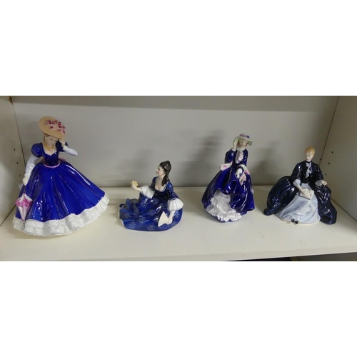 1012 - Four Royal Doulton Porcelain Figures - 