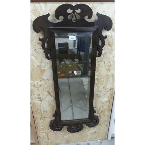 1054 - Fret Cut Wall Mirror.