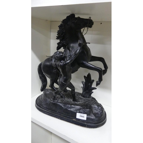 1066 - Vintage Spelter Marley Horse.