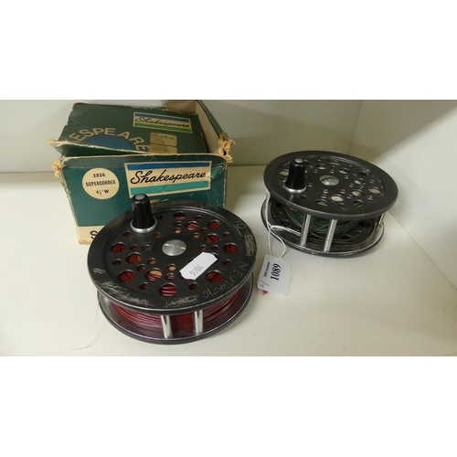 1089 - Two Shakespeare Super Condex Fishing Reels.