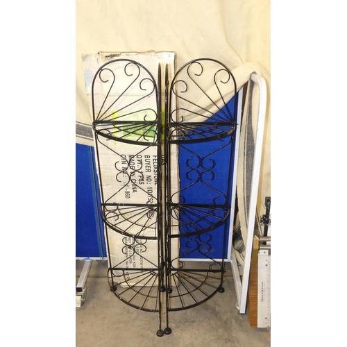 11 - 2 Metal Plant Stands