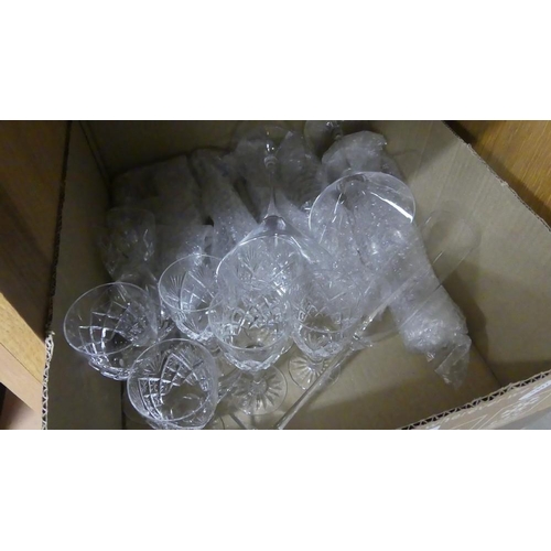 1143 - Box Of Assorted Wine & Champagne Glasses.