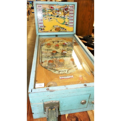 336 - 1950's American Pin Ball Machine