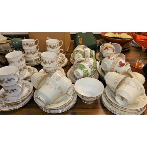 351 - 4 Part Tea Sets.