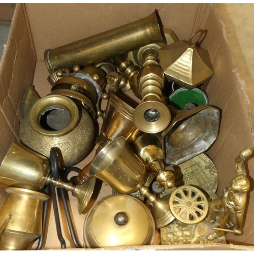 388 - Box - Assorted Brass