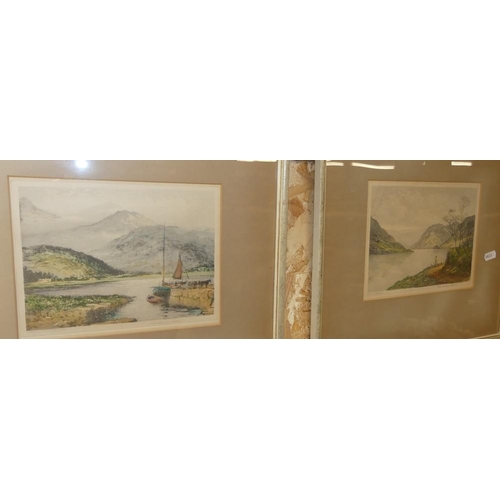 400 - 2 Signed Coloured Engravings