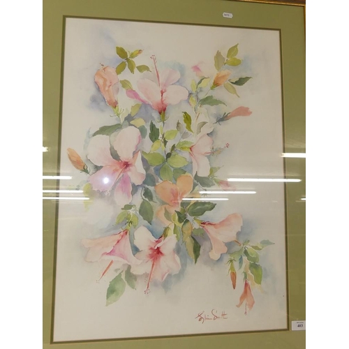 403 - Floral Watercolour by Sylvia Smith