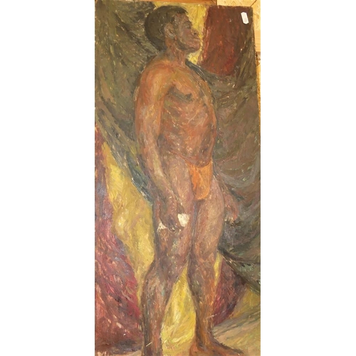 409 - Oil Painting by James Fergsuon - Nude Male