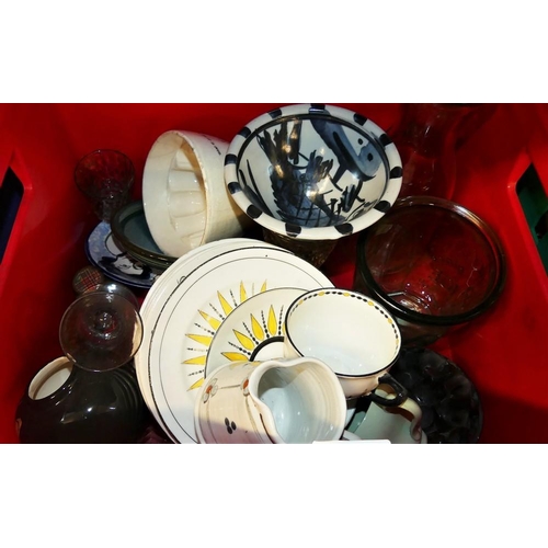 426 - Box of Assorted China & Glass