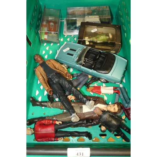 431 - Box - Collectors Cars & Figures