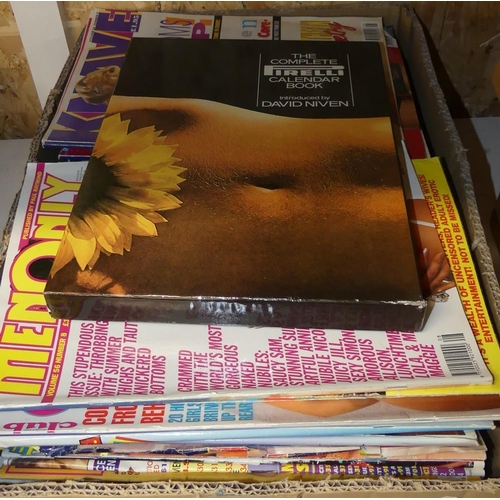 436 - Box - Glamour Magazines & Pirelli Calendar Book