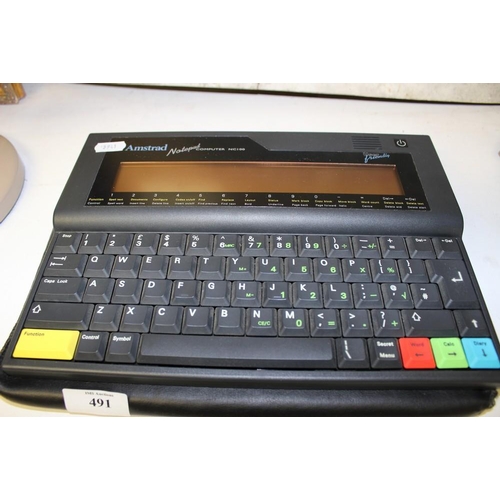 491 - Vintage Amstrad Note Pad Computer