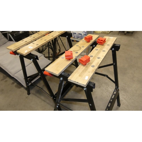 54 - 2 Folding Work Benches