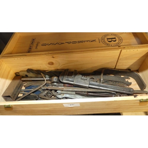 57 - Box Of Assorted Tools