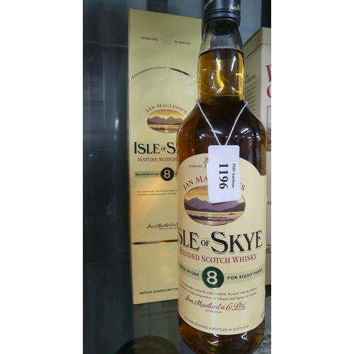 1196 - Bottle Of Isle Of Skye 8yr Blended Scotch Whisky.