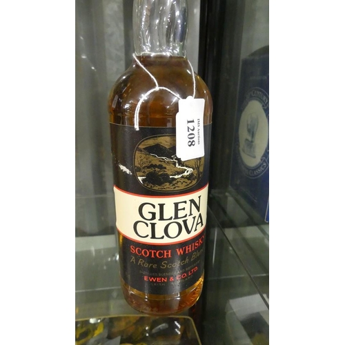 1208 - Bottle Of Glen Clova Blended Scotch Whisky.