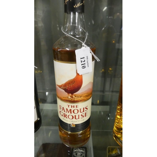 1210 - Bottle Of Famous Grouse Scotch Whisky.