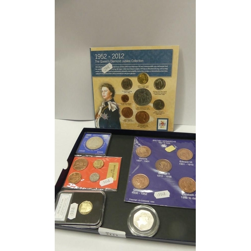 2111 - Assorted UK Collectors Coin Sets.