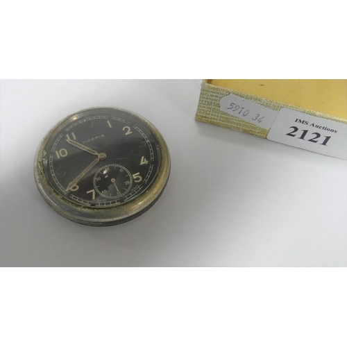 2121 - Moeris Military Pocket Watch A/F