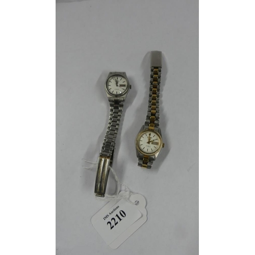 2210 - Two Seiko Ladies Wristwatches.