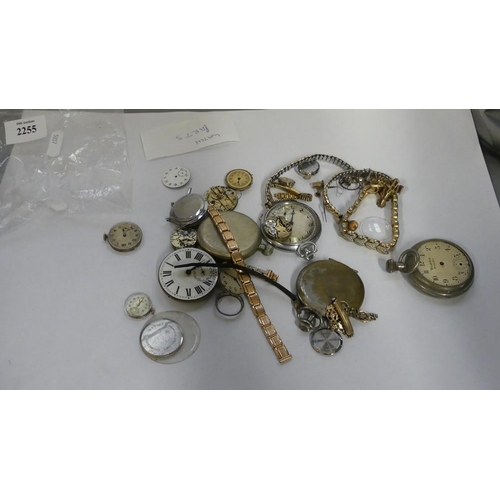 2255 - Bag of Assorted Pocket Watches.