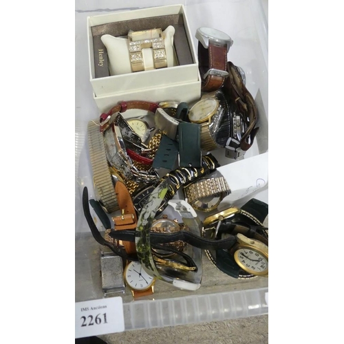 2261 - Box - Assorted Wristwatches.