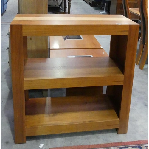 3055 - Hardwood Open Bookcase