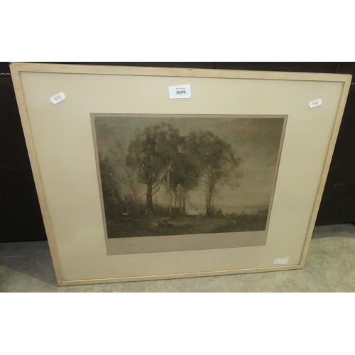 3059 - Framed Print - The Goat Herds of the Isles.