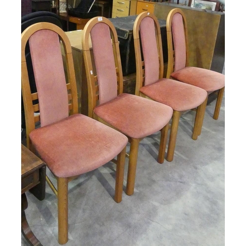 3100 - 4 Teak Dining Chairs