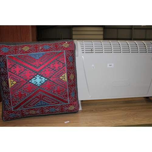 3207 - Tapestry Stool & Electric Heater