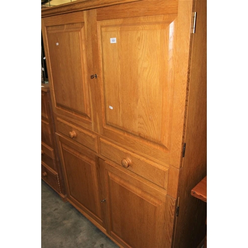 3223 - Light Oak Cocktail Cabinet